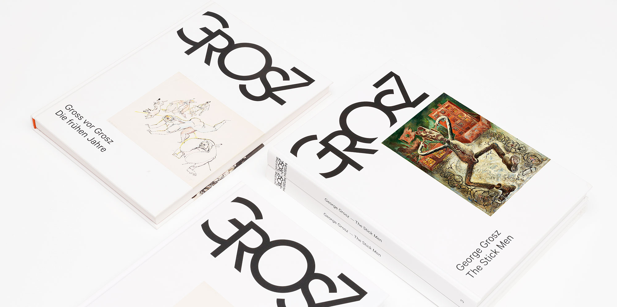 Das Kleine Grosz Museum, Corporate Design, Ausstellungs-Design, Book Design, George Grosz